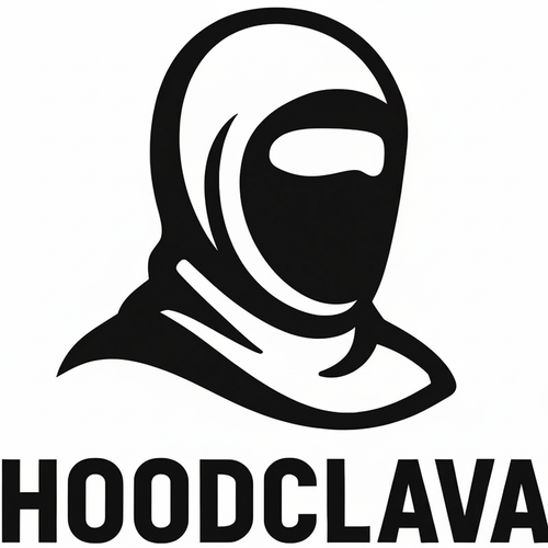 HoodClava logo with white background